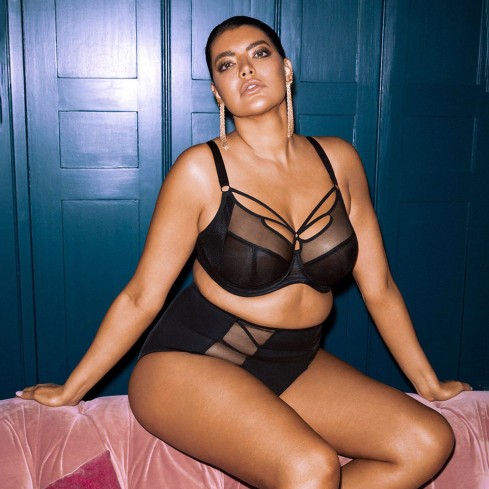 Reggiseno sexy con stringhe e ferretto in tulle Elomi EL4350