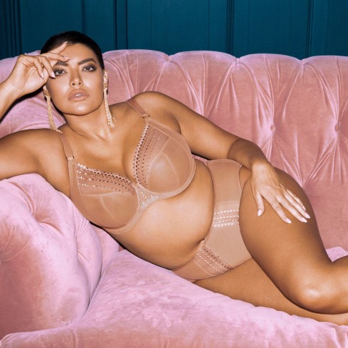 Reggiseno con ferretto tulle ricamato Elomi EL8900