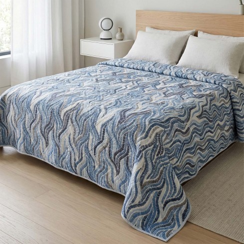 Trapunta leggera onde spigate Enrico Coveri brian