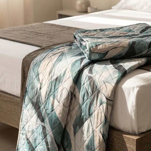 Trapunta leggera fantasia sfumata Enrico Coveri kai