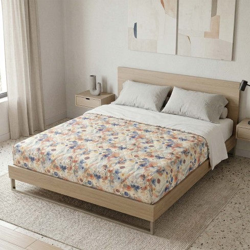 Trapunta leggera fantasia astratta Enrico Coveri orion