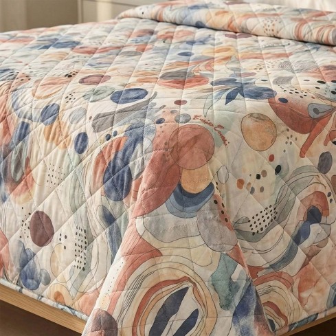 Trapunta leggera fantasia astratta Enrico Coveri orion