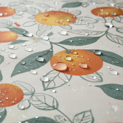 Tovaglia antimacchia con arance Enrico Coveri 