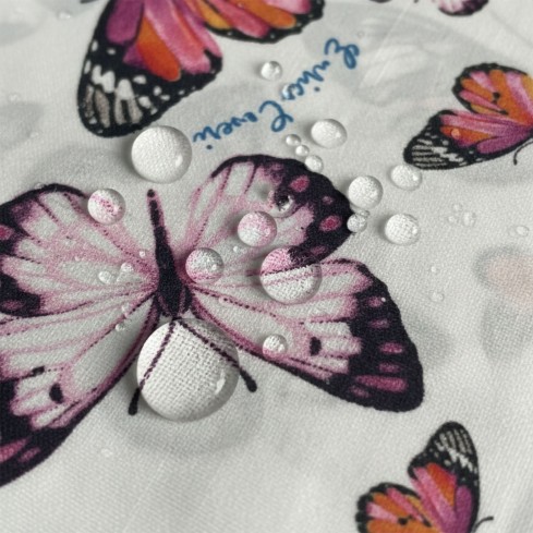 Tovaglia antimacchia con farfalle Enrico Coveri 