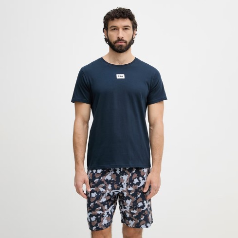 Pigiama uomo in cotone corto estivo Fila FPS1250