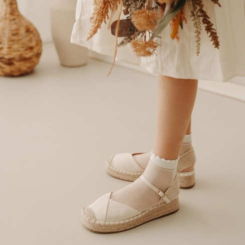 Calzini velati bimba 15 den Fiore clarie