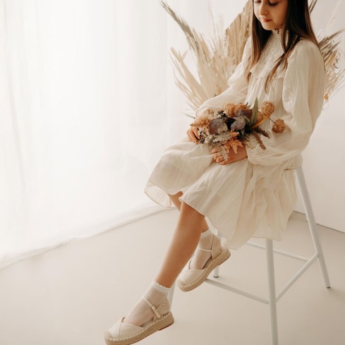 Calzini velati bimba 15 den Fiore clarie