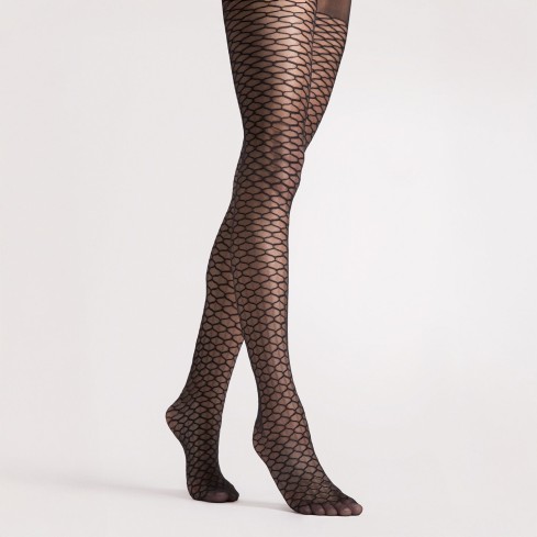 Collant effetto rete 20 den Fiore Darla