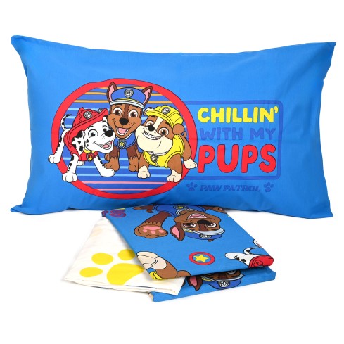 Completo Letto 1 Piazza Paw Patrol 100% cotone