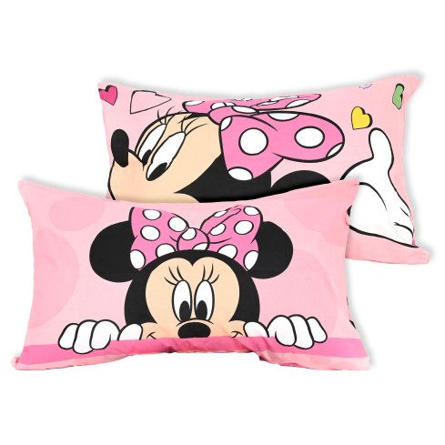 Federe Disney Minnie 100% cotone 2 pezzi
