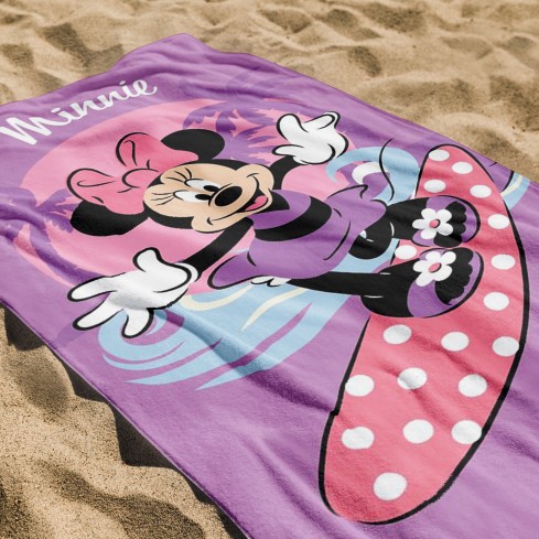 Telo mare 100% cotone Minnie Mouse Collezione Disney Home