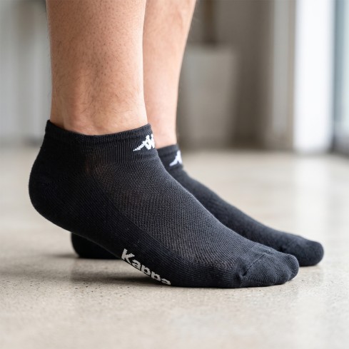 Calzini corti unisex in fresco cotone Kappa K007-3 Paia