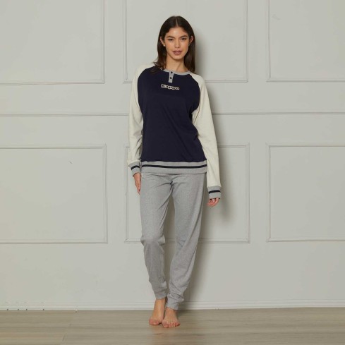 Pigiama donna/ragazza 100% caldo cotone Kappa KWW25108