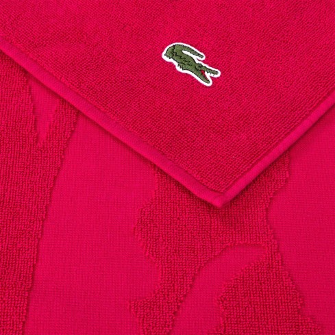 Telo mare in spugna di cotone Lacoste Lsport