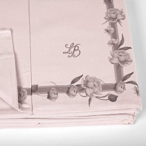 Lenzuola matrimoniali flanella di puro cotone Laura Biagiotti Cassandra