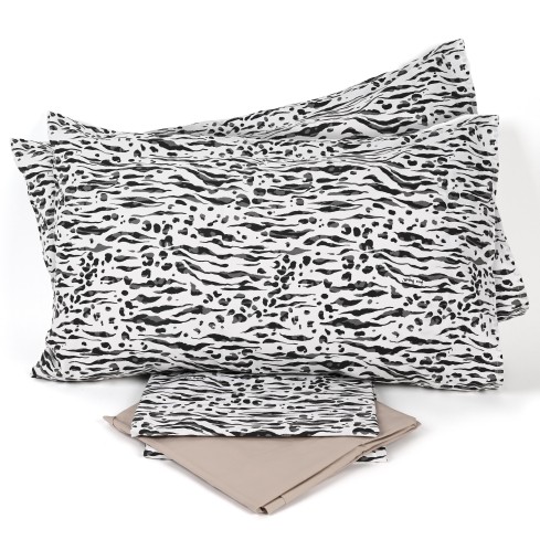 Completo Letto Matrimoniale in Cotone Laura Biagiotti Elodie