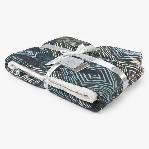 Plaid stampa digitale e sherpa Laura Biagiotti electra