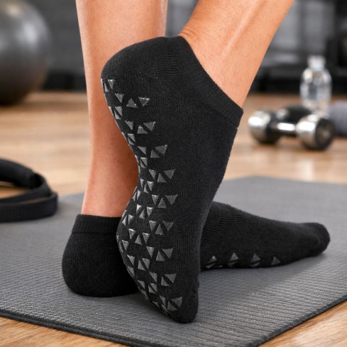 Calze donna pilates caldo cotone antiscivolo Meritex 991- 3 paia