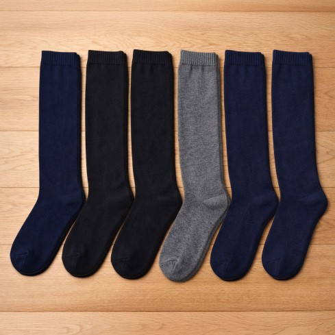 Calze lunghe bimbo assortite caldo cotone Meritex 4002 - 6 paia