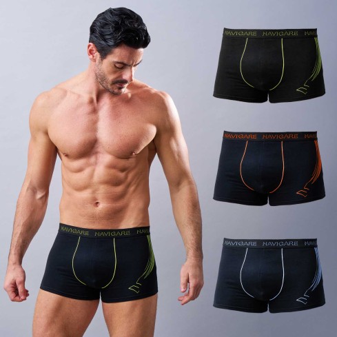 Boxer uomo cotone elasticizzato Navigare 21508- 6 pezzi