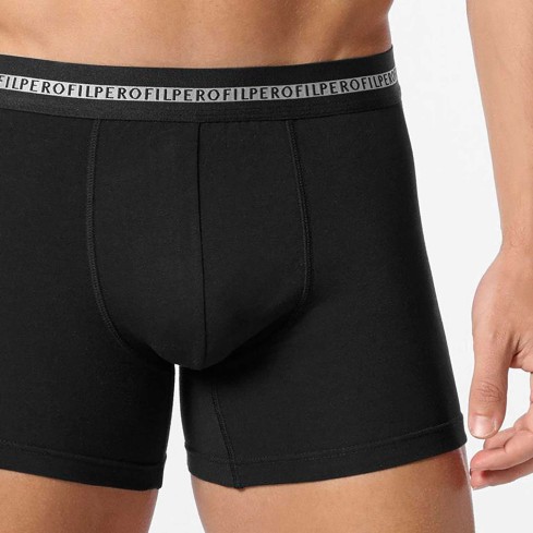 Boxer parigamba lungo cotone elasticizzato Perofil 2 pezzi