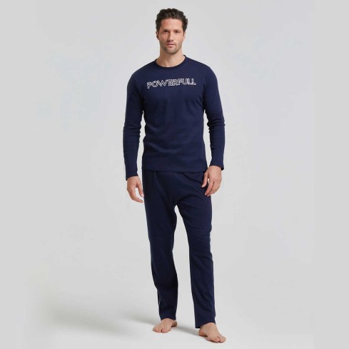 Pigiama uomo in caldo cotone Pompea Dover
