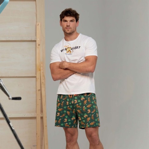 Pigiama uomo 100% cotone Pompea Marettimo