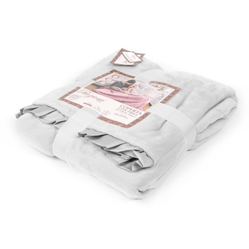 Coperta in coral con frill Preziosa Chic Cop