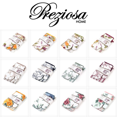 Set cucina Preziosa Presina, Guanto e strofinaccio