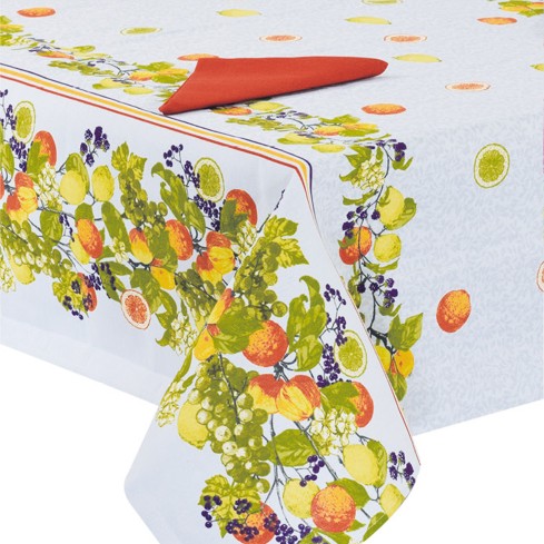 Tovaglia fantasia con tovaglioli coordinati Preziosa S.Orlando