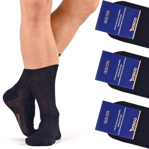 Calze corte cotone Uomo Prisco 028 - 3 paia