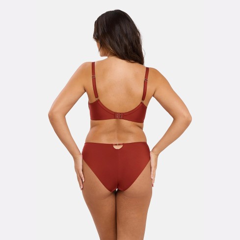 Slip in microfibra e tulle ricamato Sans Complexe 60PAL79