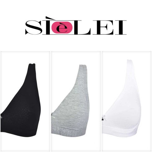 Reggiseno senza ferretto Sièlei1454 in cotone biologico