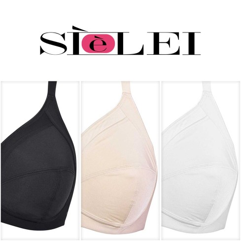 Reggiseno senza ferretto Sièlei 2548 coppa C spalline imbottite
