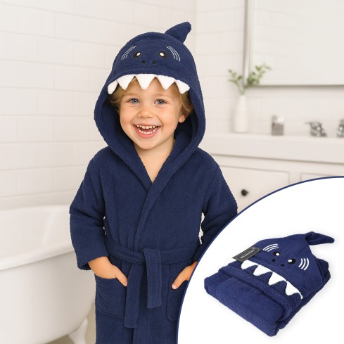 Accappatoio bimbo bimba faccina animaletto Sommaruga