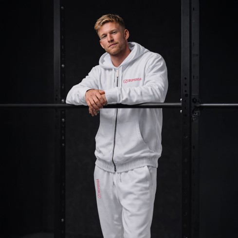 Tuta uomo primaverile con cappuccio e full zip Superga SMS26308