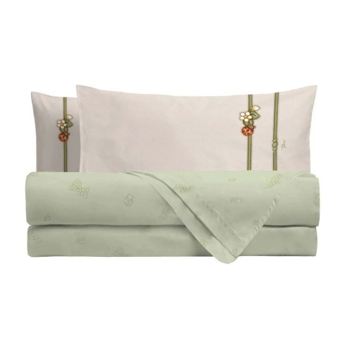 Completo letto 100% cotone Thun country bloom