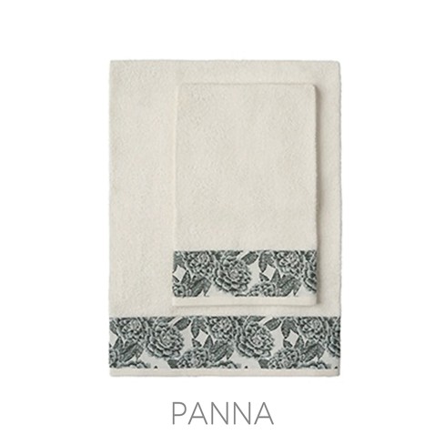 Asciugamani viso + ospite 100% cotone Vingi Brigitte