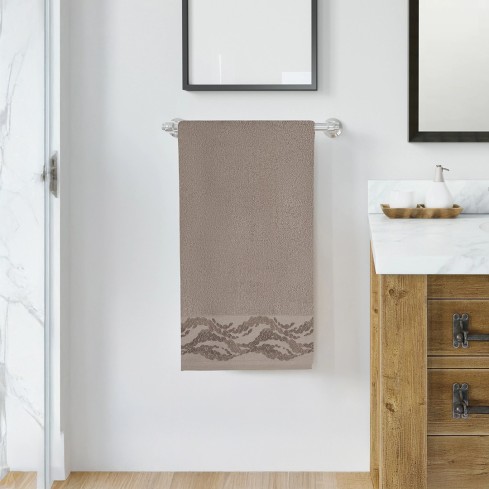 Asciugamani viso + ospite 100% cotone Vingi Livia