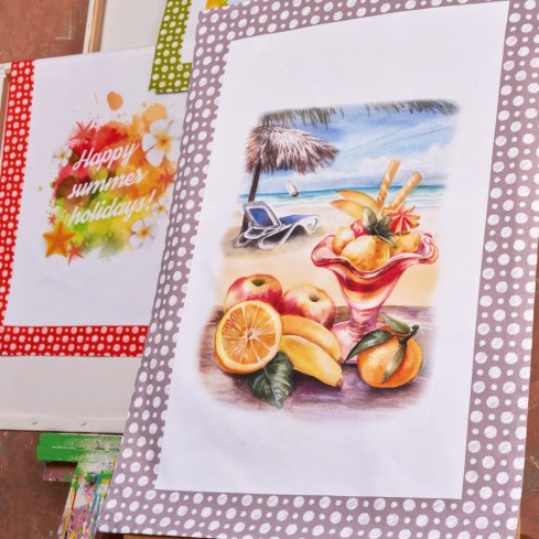 Strofinacci stampa digitale cotone Vingi Tiffany 6 Pz