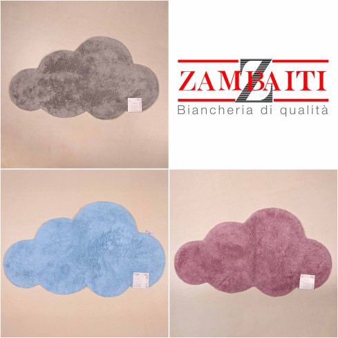 Tappeto da bagno Nuvoletta morbida con antiscivolo Nuvola Zambaiti