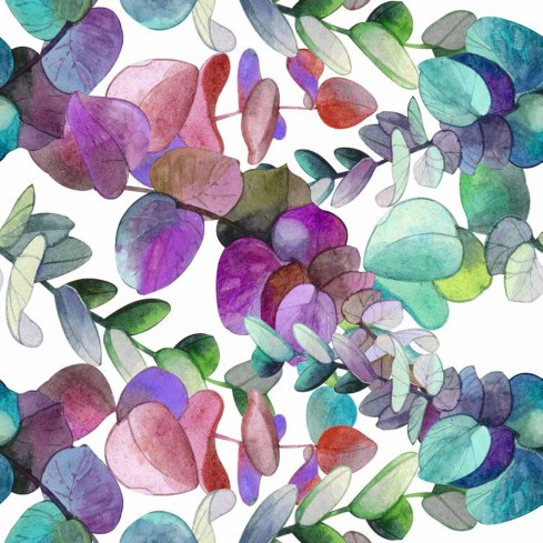 Tovaglia antimacchia foglie eucalipto Zambaiti