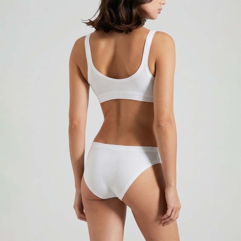 Slip donna vita bassa Cotonella GD497 in cotone bioelastico 3 pz