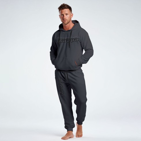 Tuta uomo con cappuccio cotone leggero Kappa KMS26155