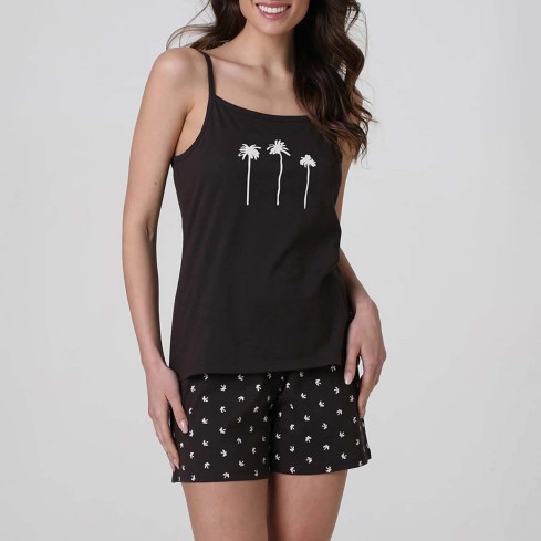 Pigiama donna estivo in cotone Lovable L0E5K