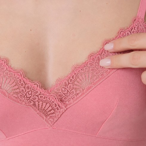 Pigiama donna estivo in modal e pizzo Lovable L0ETI