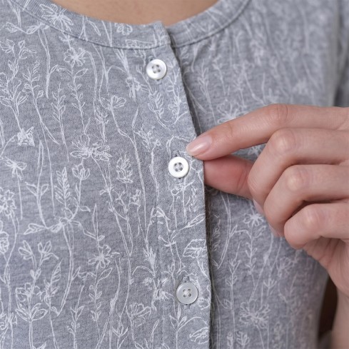 Camicia da notte aperta fantasia floreale Lovable L0EQO