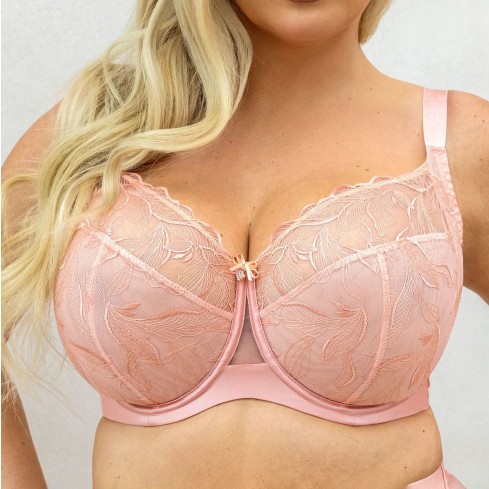 Reggiseno in tulle ricamato con ferretto Krisline L1103