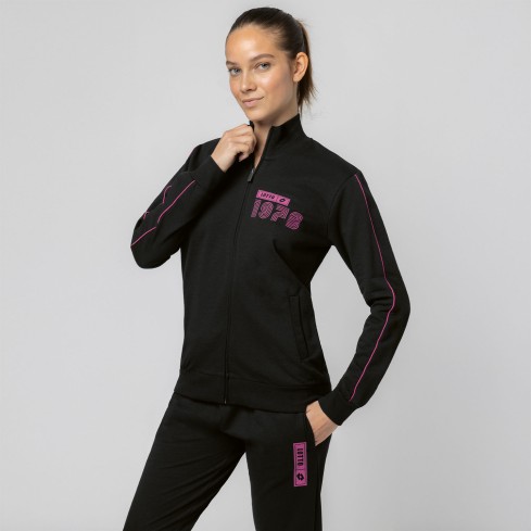 Tuta donna full zip cotone leggero Lotto LA5015