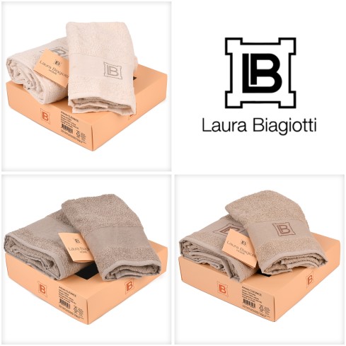 Asciugamani viso + ospite set Laura Biagiotti Cleunice